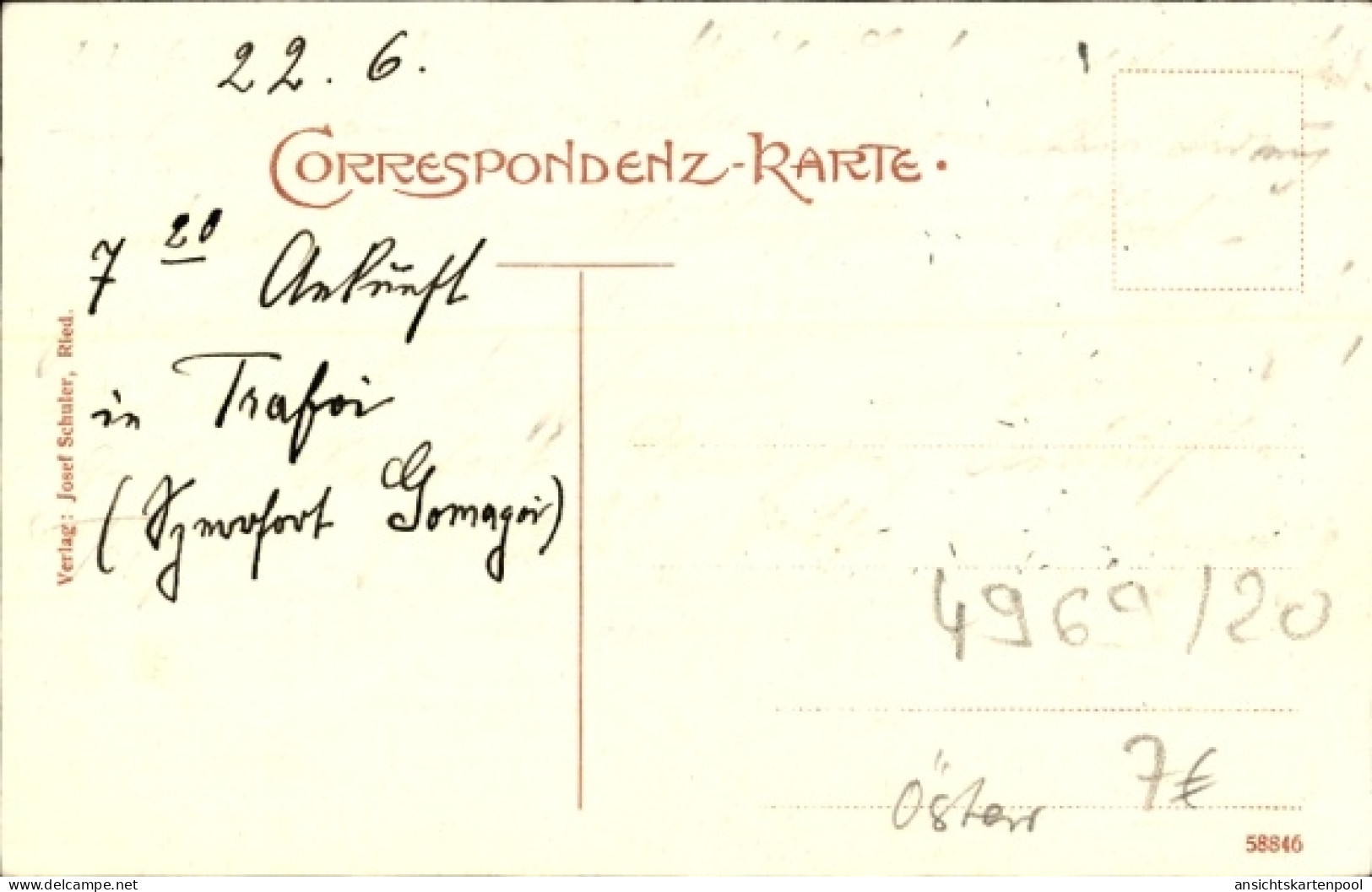 CPA Ried Im Innkreis Oberösterreich, Teilansicht, Hotel Post - Other & Unclassified