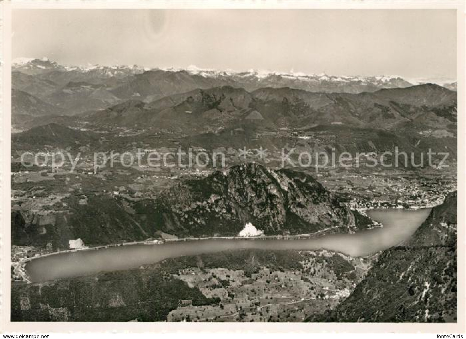 13200910 Monte Generoso Lago Di Lugano Panorama Monte Generoso - Autres & Non Classés