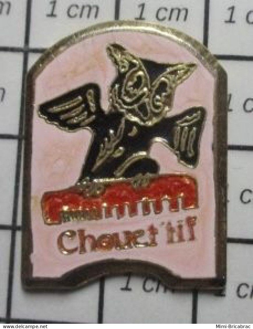 3417 Pin's Pins / Beau Et Rare / ANIMAUX / OISEAU RAPACE CHOUETTE HIBOU CHOUET'TIF SALON COIFFURE - Animaux