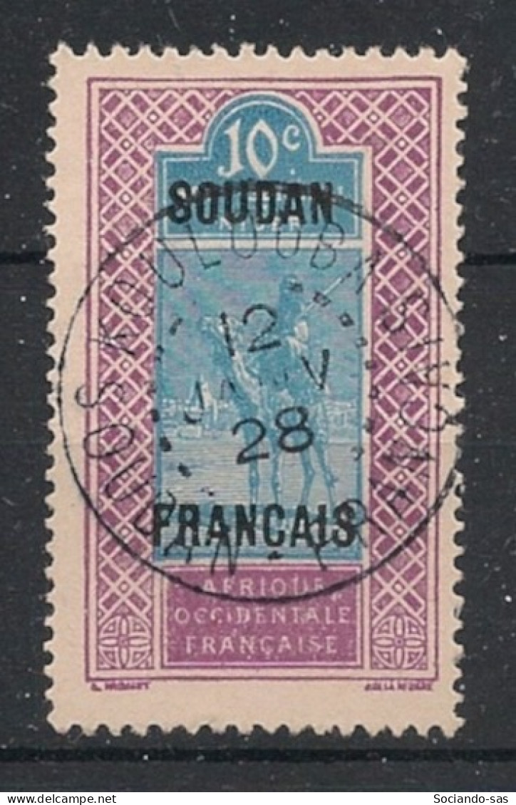 SOUDAN - 1925-26 - N°YT. 37 - Targui 10c Lilas-rose Et Bleu - Oblitéré / Used - Usados