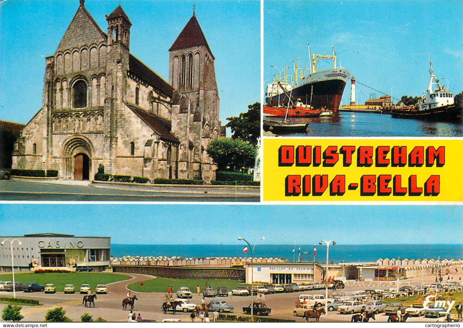 Navigation Sailing Vessels & Boats Themed Postcard Ouistreham Riva Bella - Voiliers