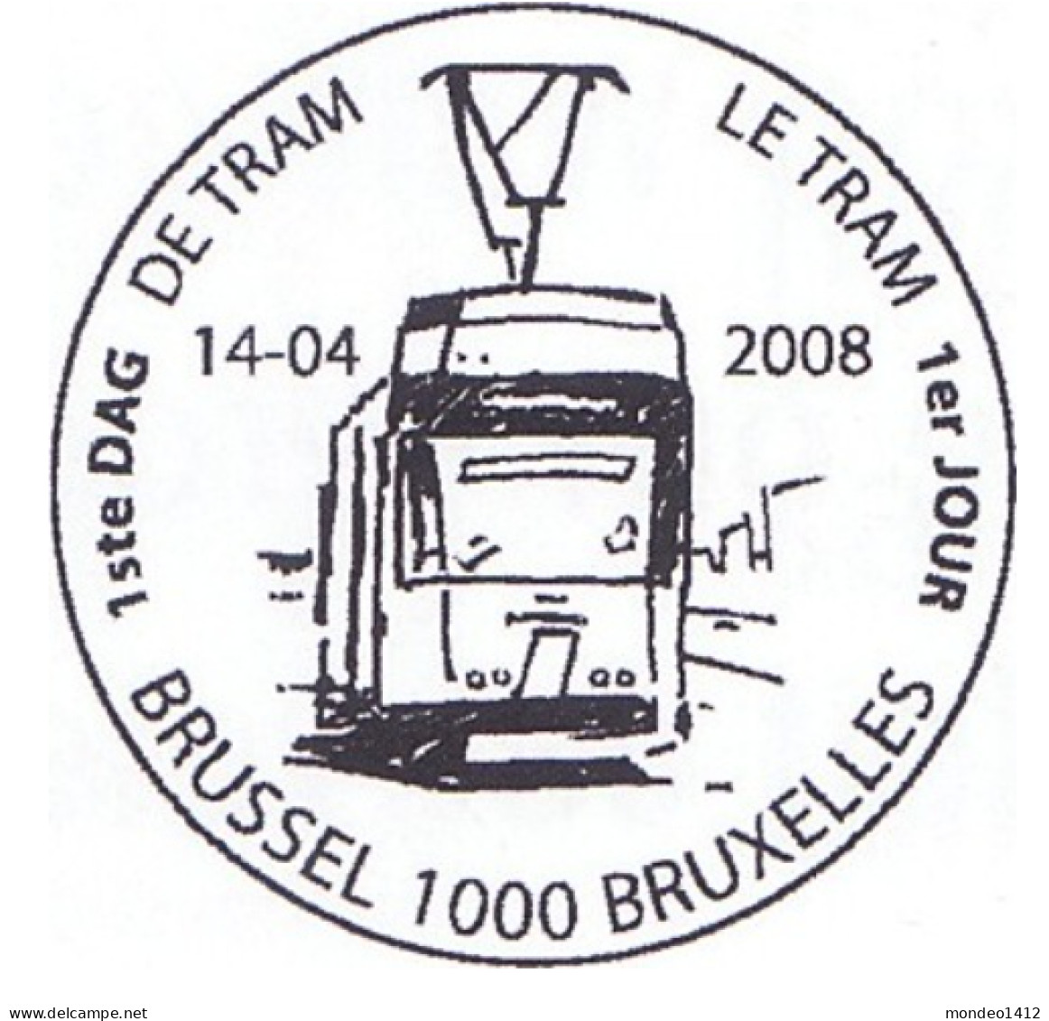 België OBP 3772/3774 - Vervoer Transport De Tram - Usati