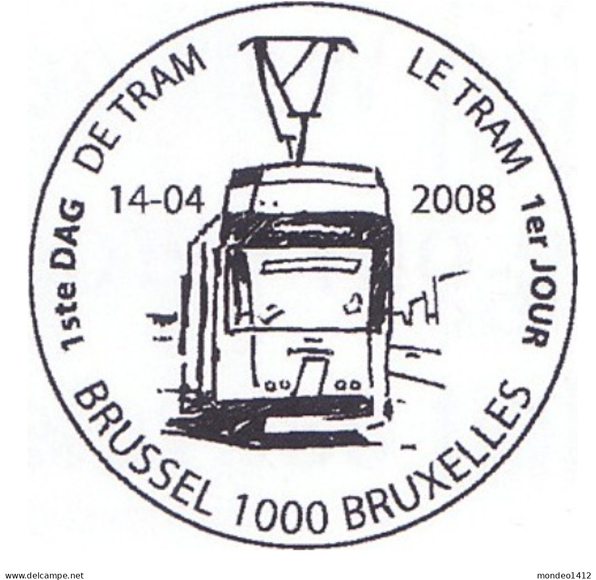 België OBP 3772/3774 - Vervoer Transport De Tram - Usados