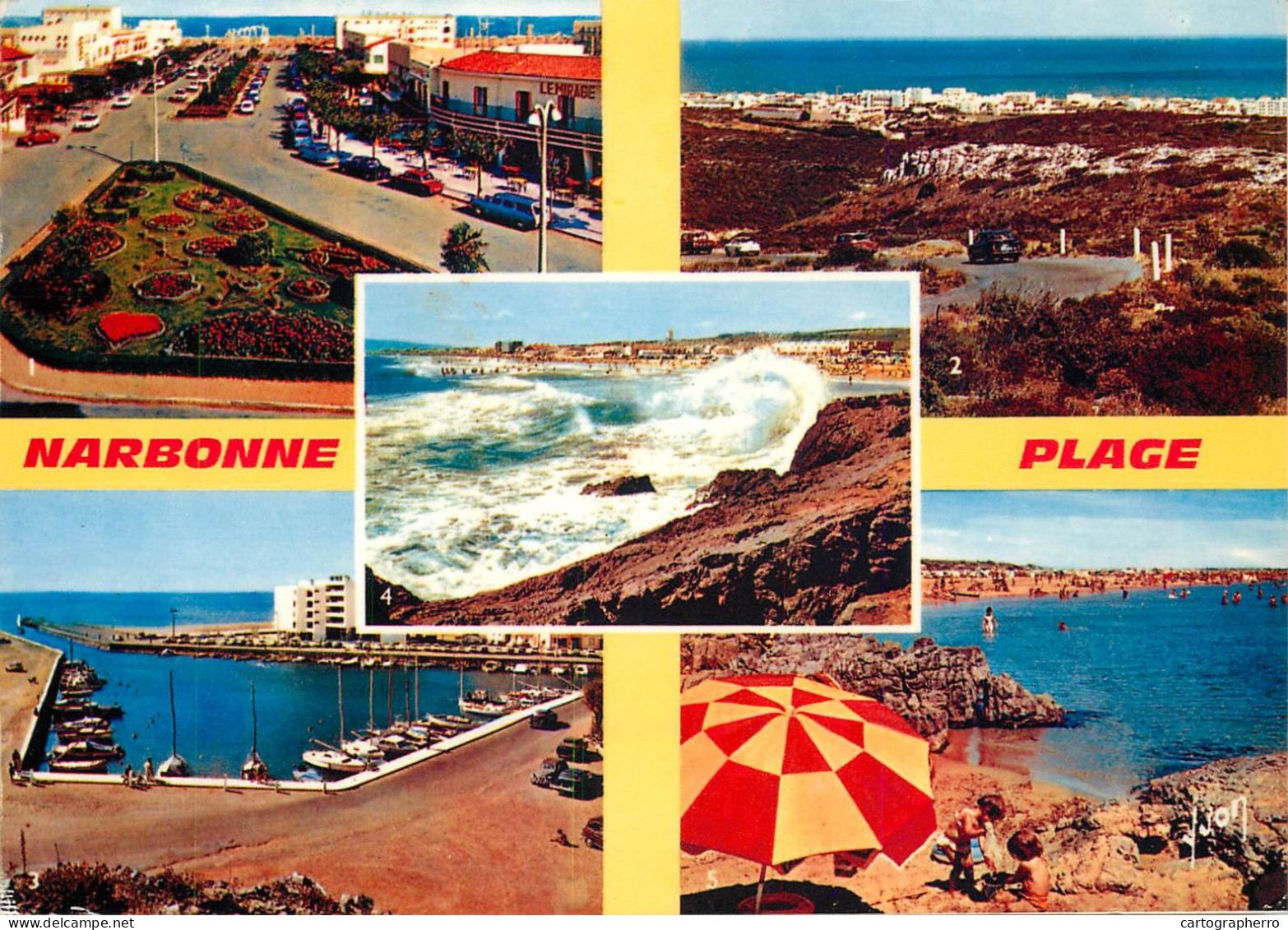 Navigation Sailing Vessels & Boats Themed Postcard Narbonne Plage - Voiliers