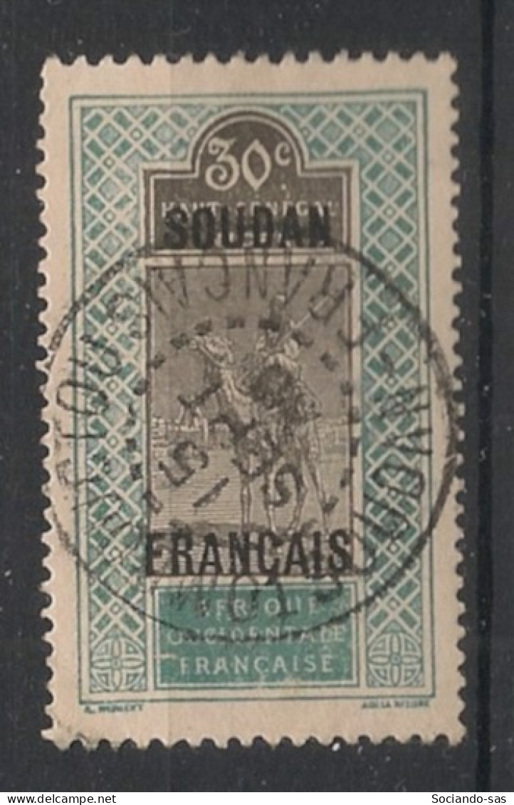 SOUDAN - 1925-26 - N°YT. 39 - Targui 30c Vert Et Noir - Oblitéré / Used - Gebruikt