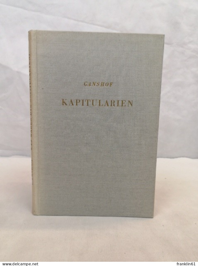 Was Waren Die Kapitularien? - 4. 1789-1914