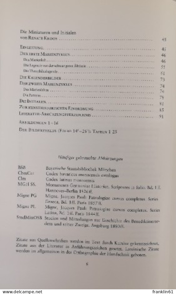 Das Matutinalbuch Aus Scheyern. Die Bildseiten Aus Dem CLM 17401 Der Bayerischen Staatsbibliothek. - 4. 1789-1914