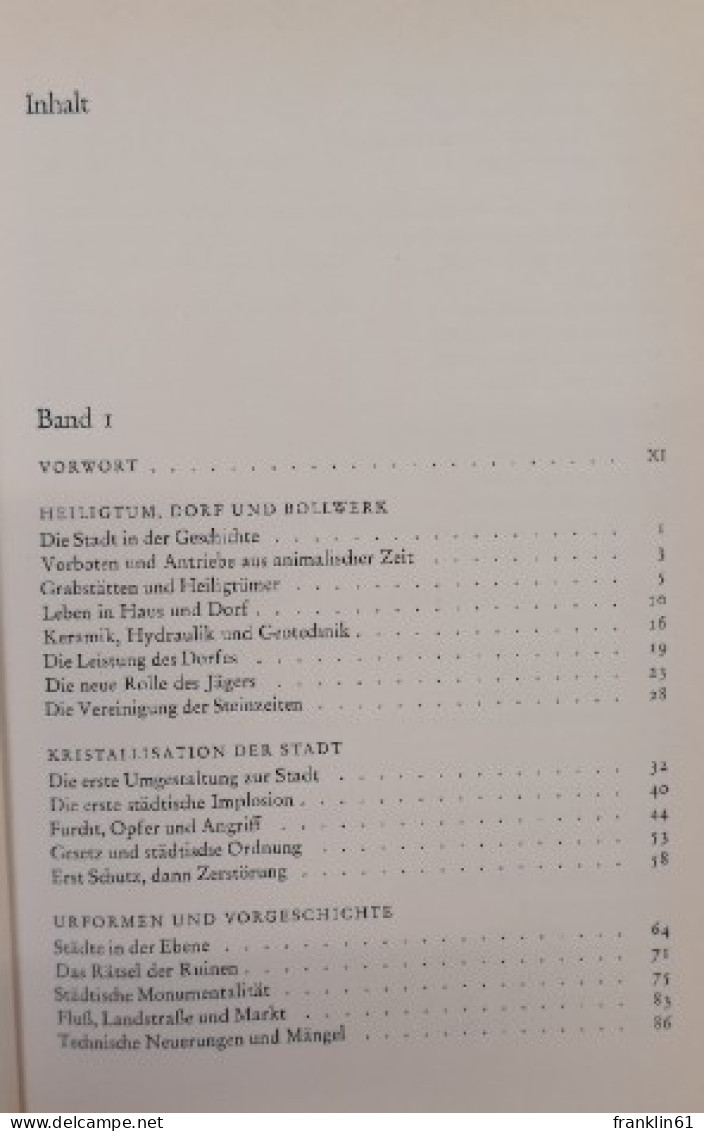 Die Stadt. Geschichte Und Ausblick. Band 1 Und Band 2. Komplett. - 4. 1789-1914