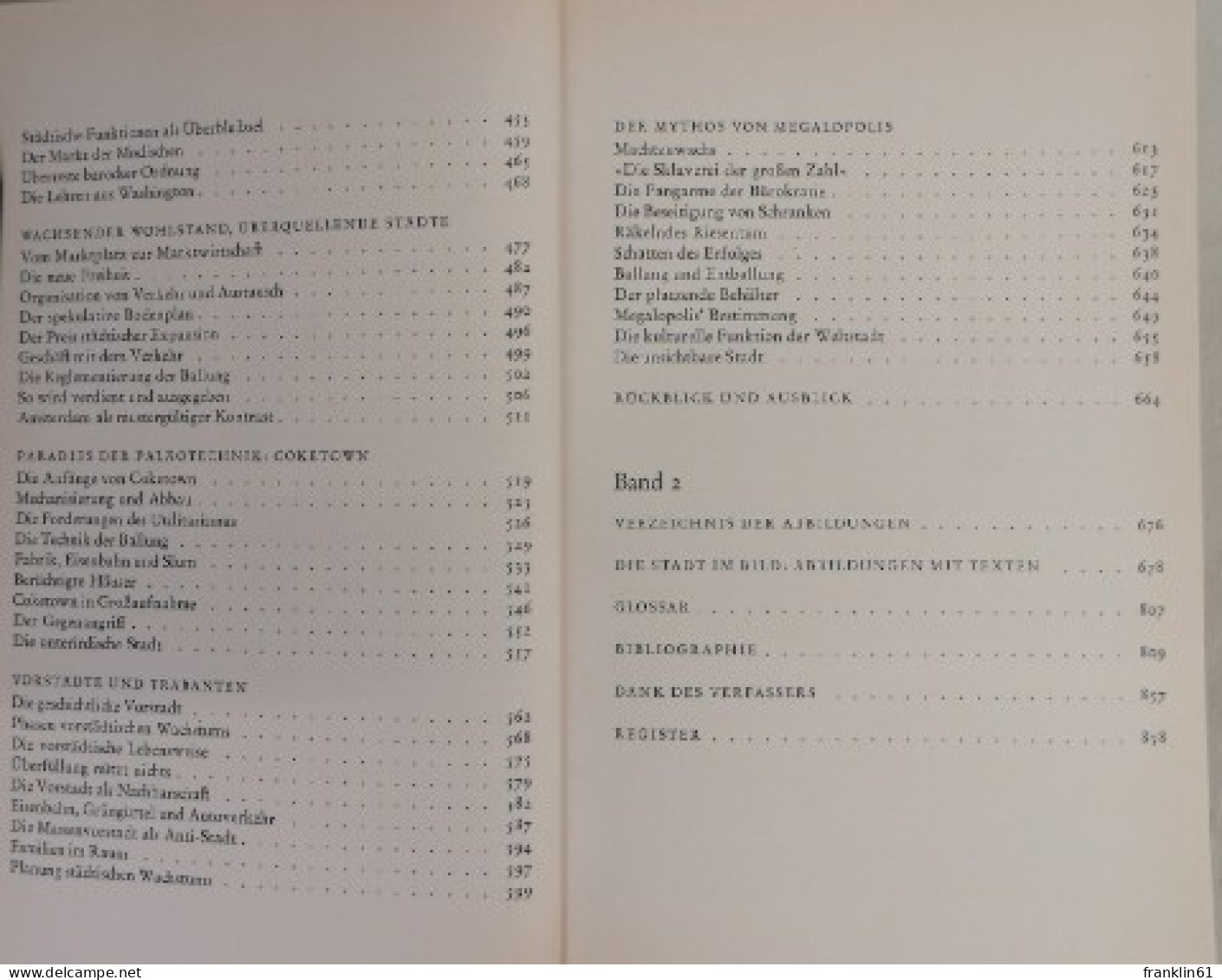 Die Stadt. Geschichte Und Ausblick. Band 1 Und Band 2. Komplett. - 4. Neuzeit (1789-1914)