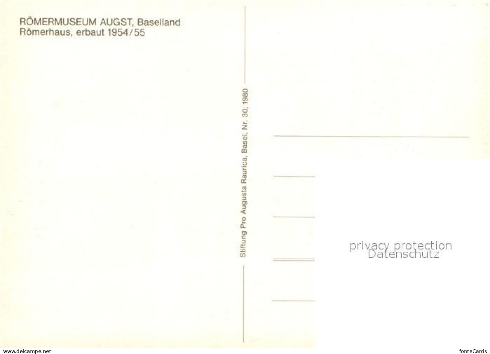 13197963 Augst Roemermuseum Roemerhaus Augst - Other & Unclassified