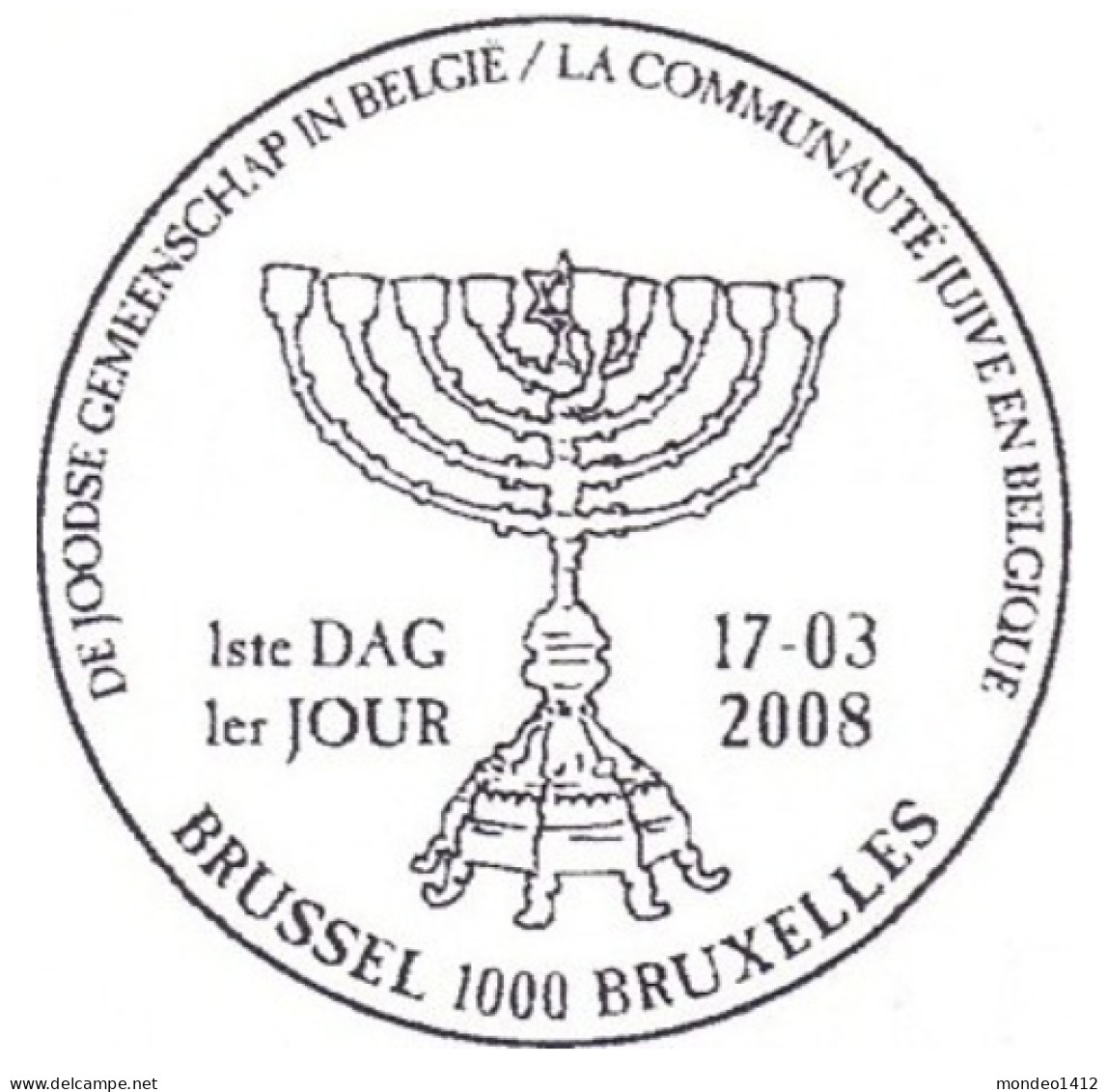 België OBP 3766 - Joodse Gemeenschap - Gebraucht