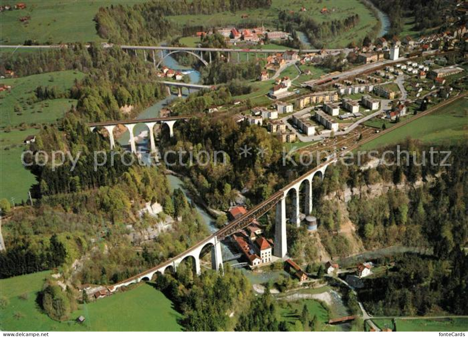 13197953 St Gallen SG Fliegeraufnahme Sitterbruecken St Gallen SG - Sonstige & Ohne Zuordnung