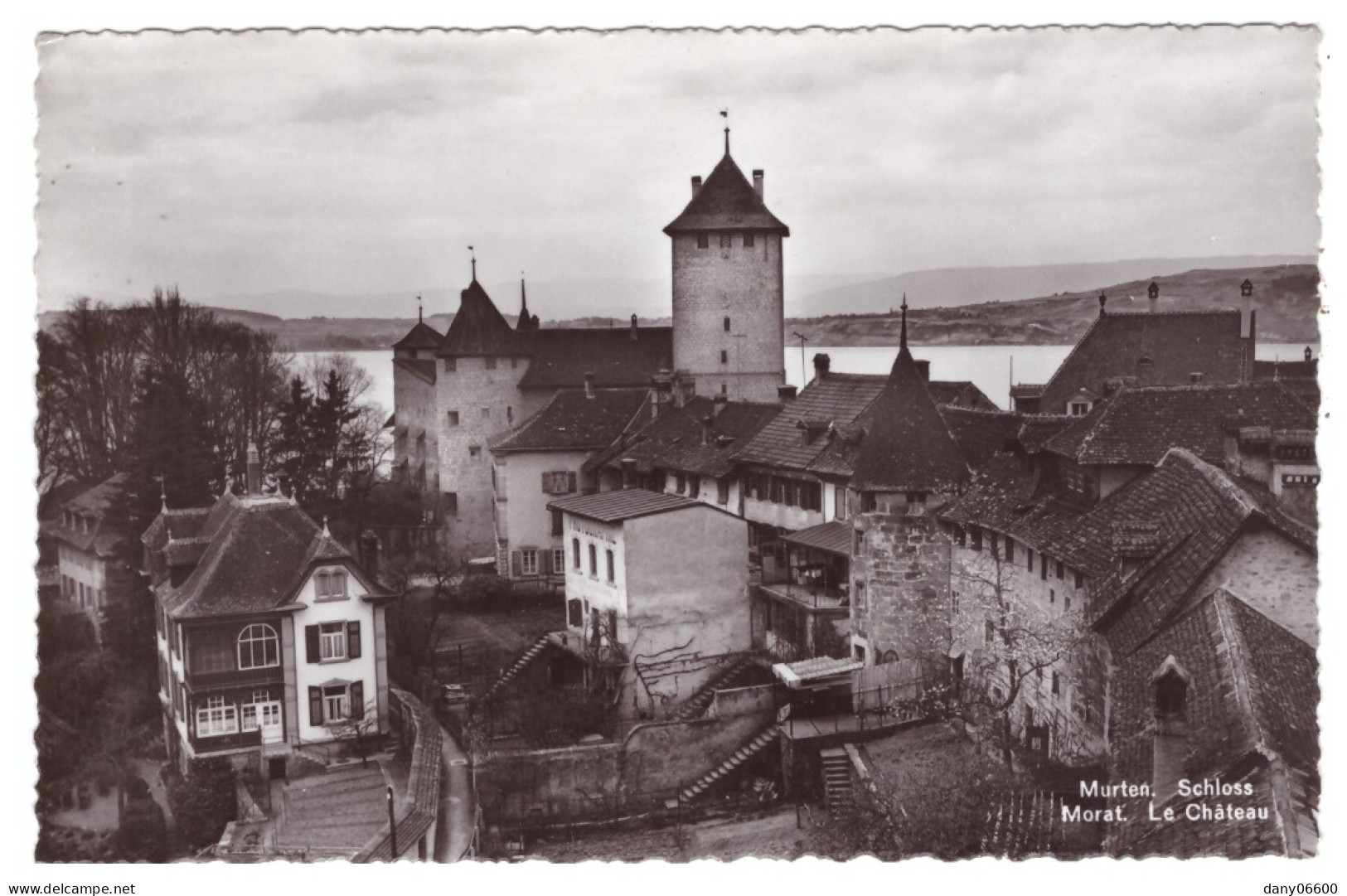 SUISSE - MURTEN. Schloss (carte Photo) - Sonstige & Ohne Zuordnung