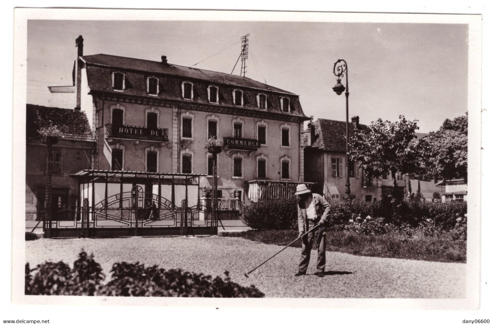 RUMILLY - Hotel Du Commerce (carte Photo Animée) - Rumilly