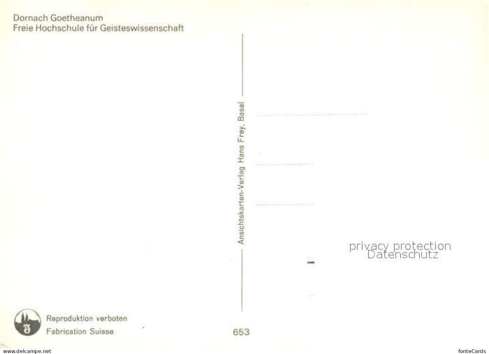 13197934 Dornach SO Goetheanum Fliegeraufnahme Dornach SO - Andere & Zonder Classificatie