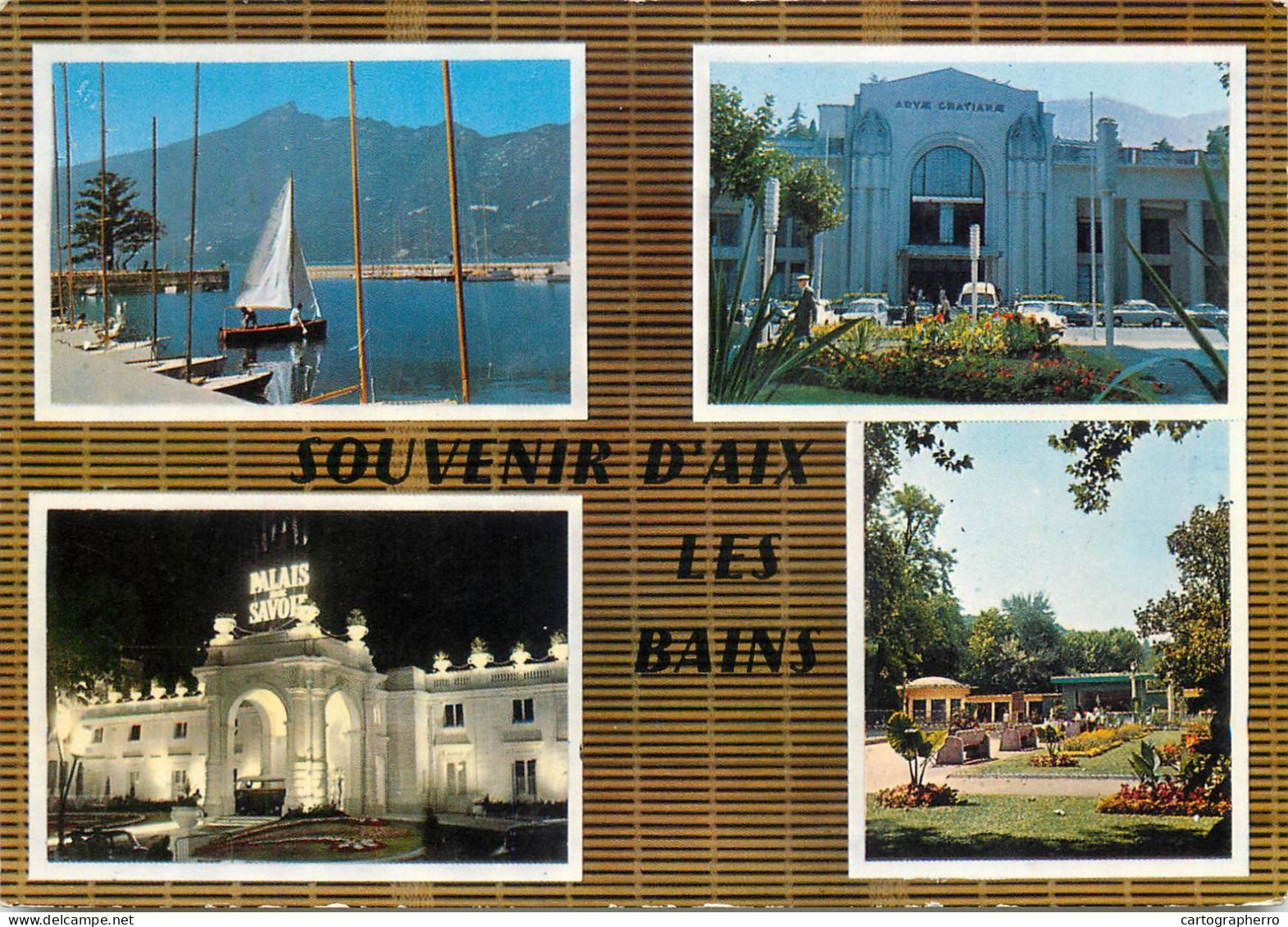 Navigation Sailing Vessels & Boats Themed Postcard Savoie Aix Les Bains - Veleros