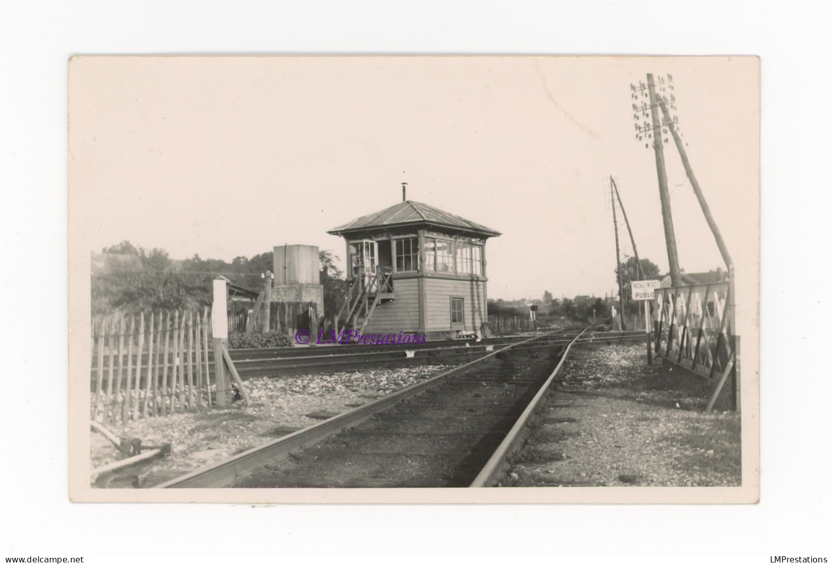 Photo Croisement Tramway Paris Arpajon Arpajonnais Grande Ceinture Gare Poste Chilly Mazarin France Chemin Chemins Fer - Treinen