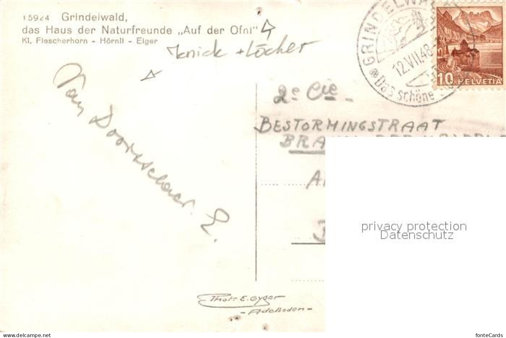 13195890 Grindelwald Haus Der Naturfreunde Grindelwald - Altri & Non Classificati