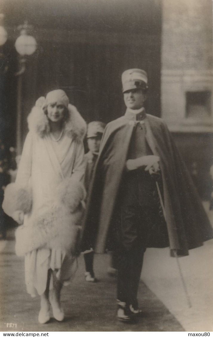 CPA  Prince Umberto Di Piemonte Et Princesse Maria José Del Belgio, 9 Janvier 1930, Jour Après Le Mariage - Familles Royales