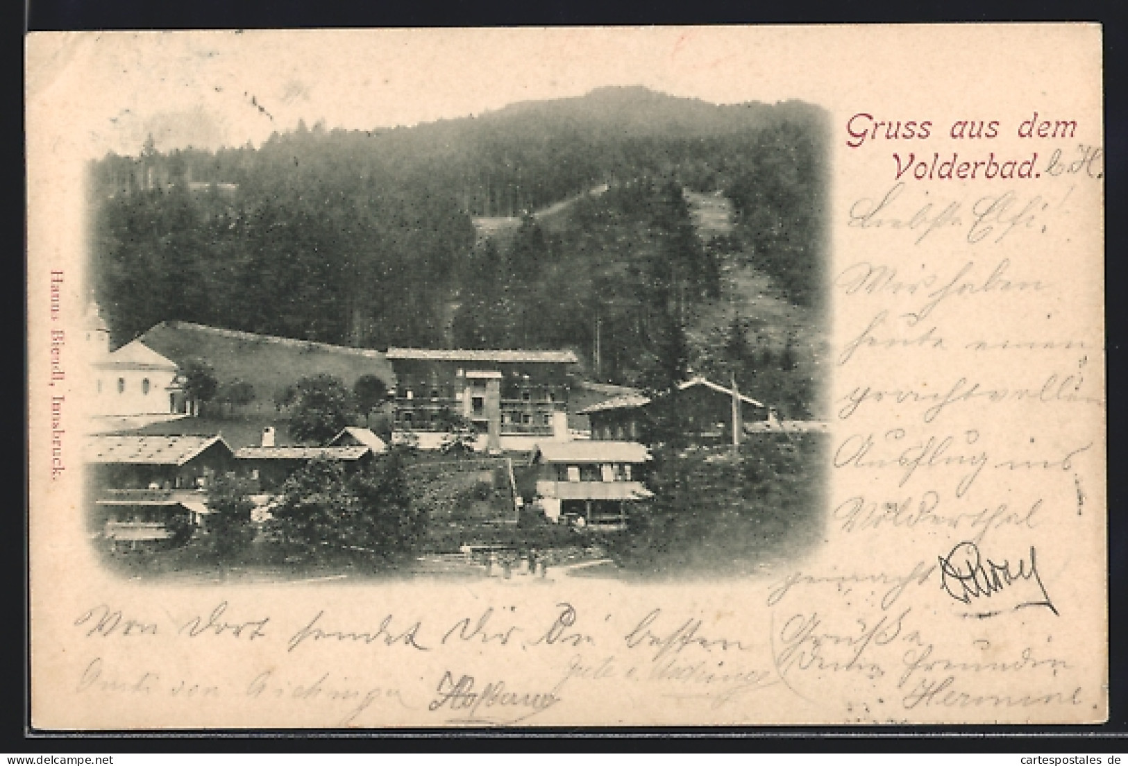 AK Hall I. Tirol, Volderbad Aus Der Vogelschau  - Autres & Non Classés