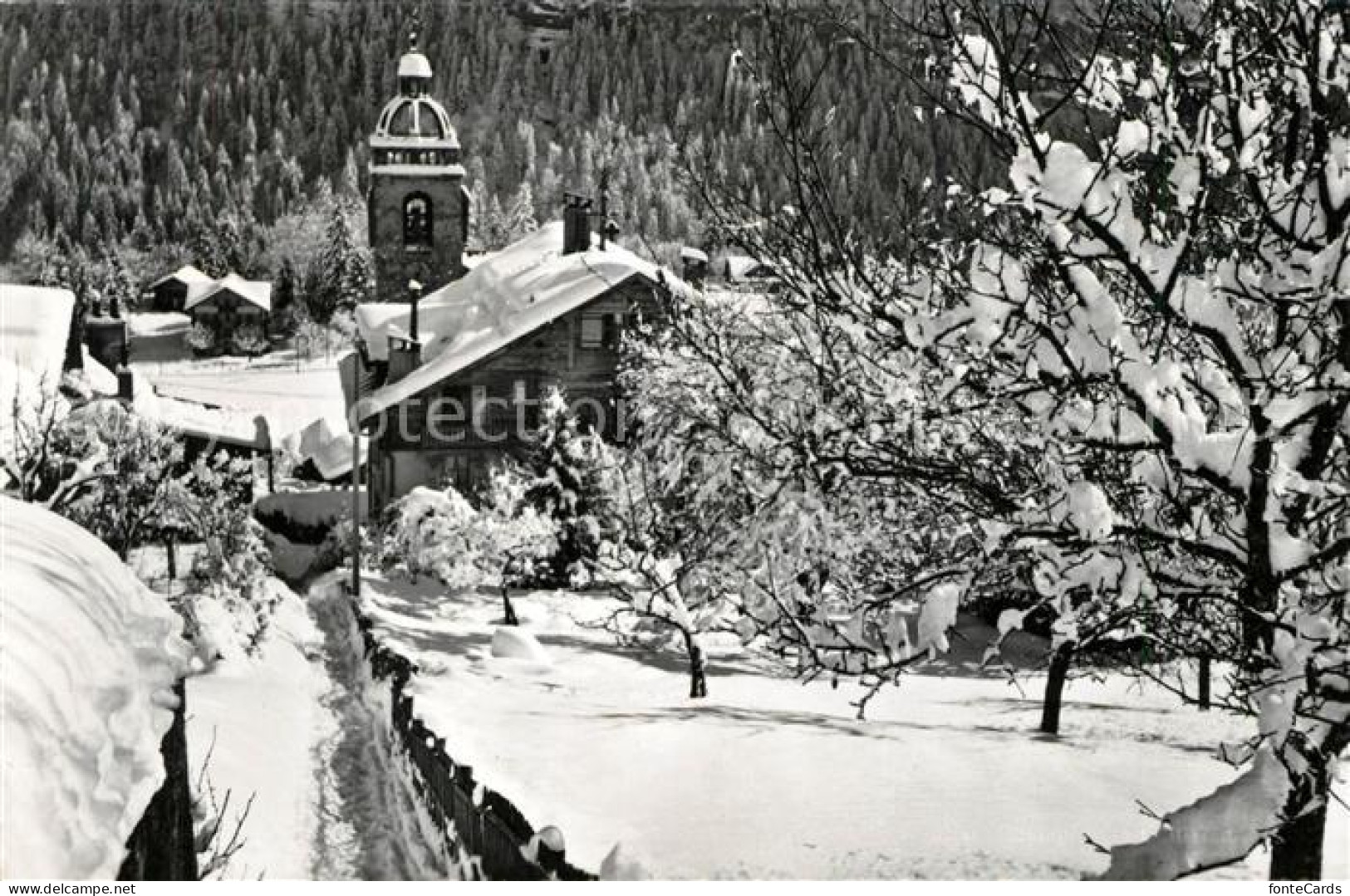 13195883 Champery Winterlandschaft Champery - Autres & Non Classés