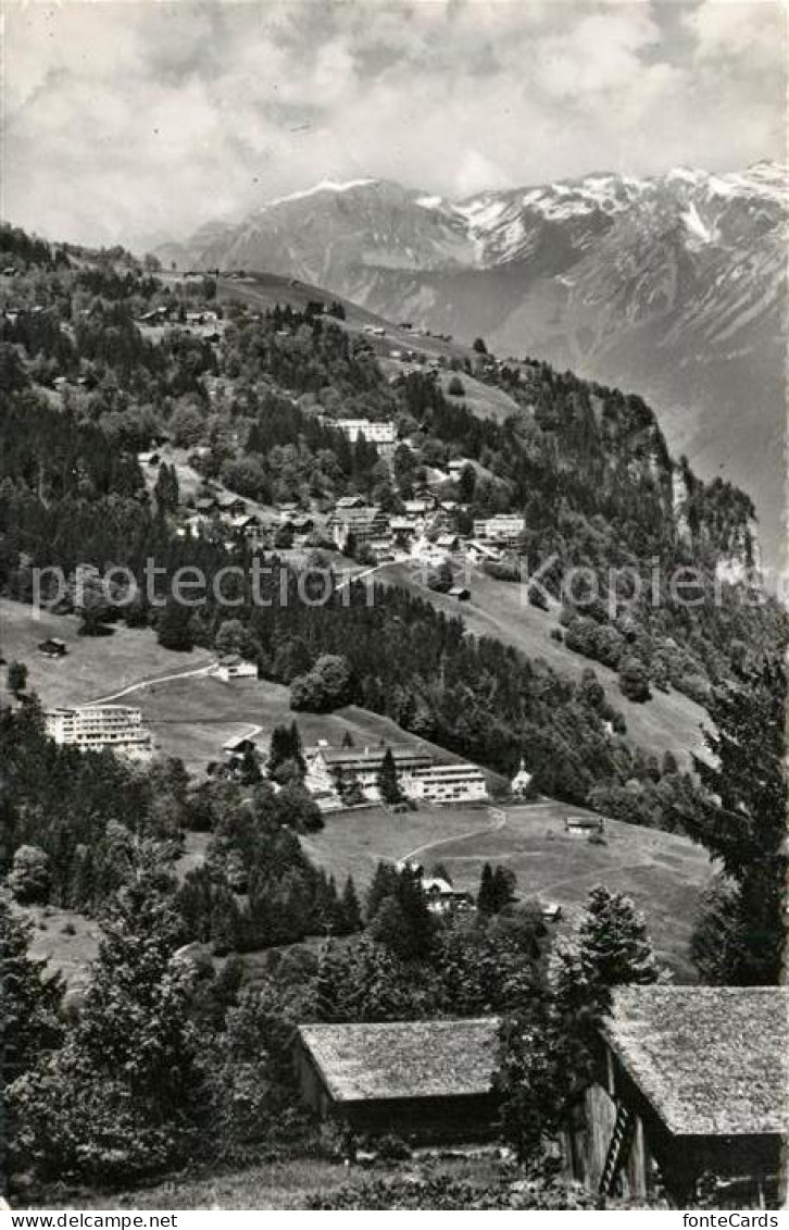 13195832 Braunwald GL Fliegeraufnahme Hotel Alpina Braunwald Braunwald GL - Altri & Non Classificati