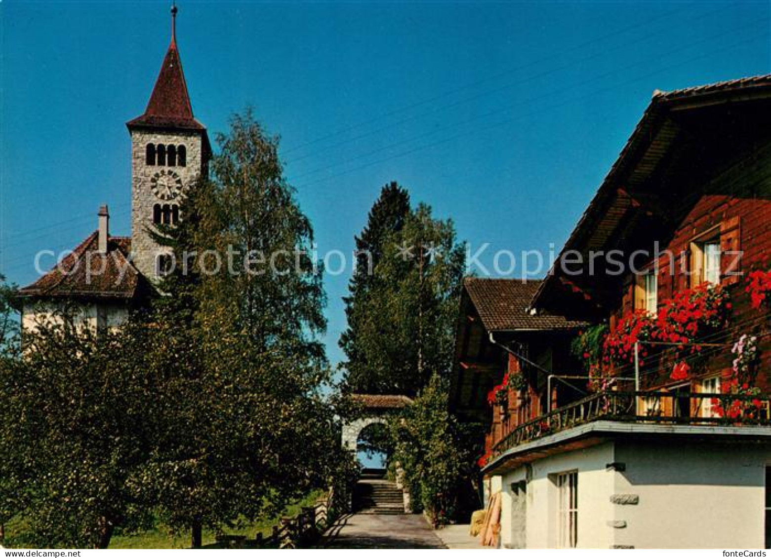 13195572 Brienz BE Kirche Brienz BE - Sonstige & Ohne Zuordnung