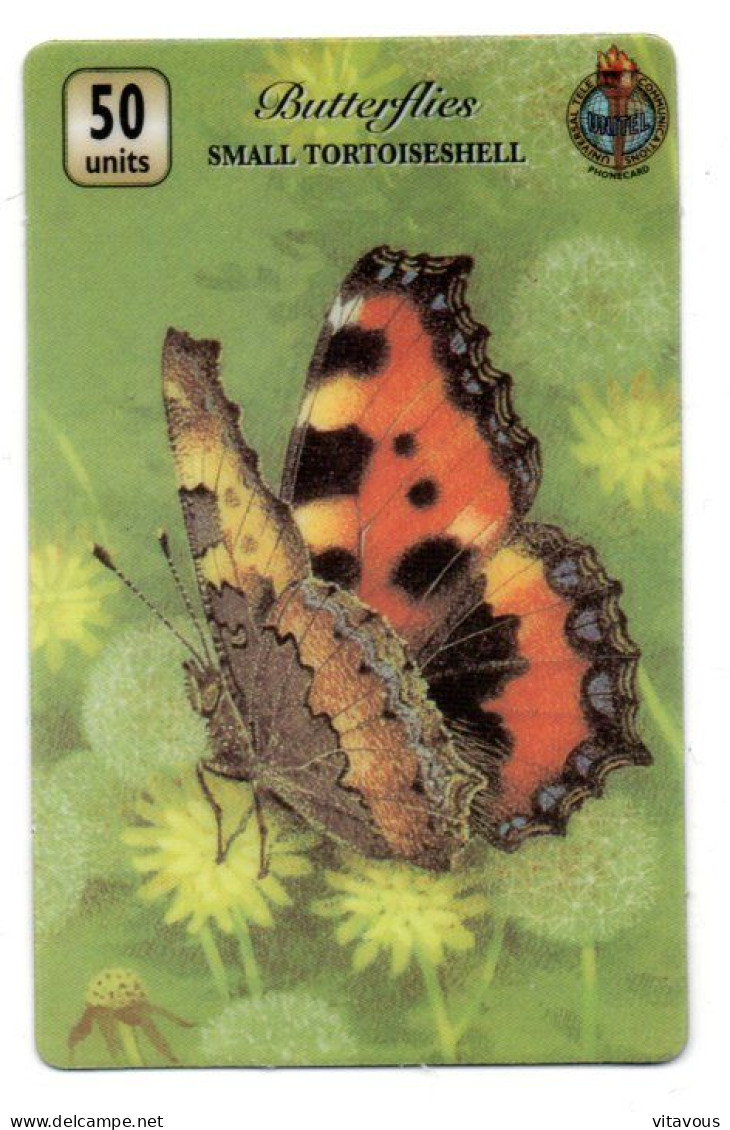 Papillon Butterflies Peacock Butterfly Télécarte Angleterre Royaume-Unis Phonecard (K 262) - Collections