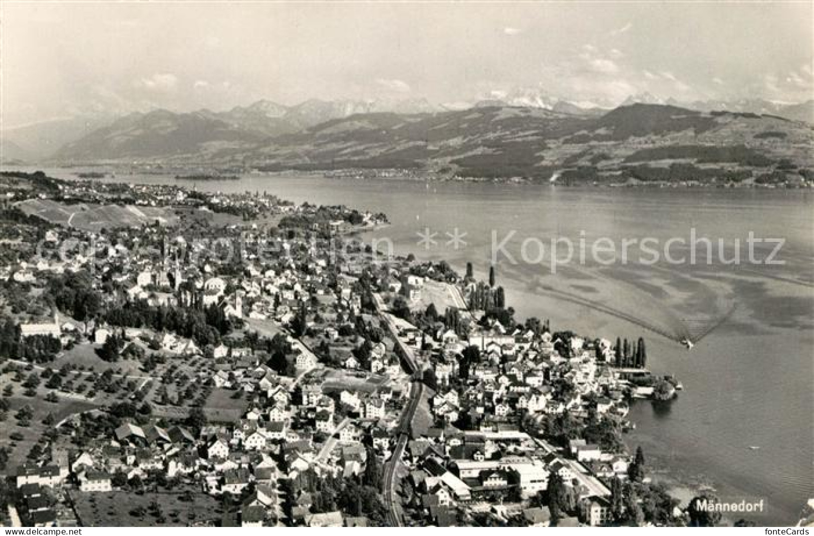 13195410 Maennedorf Fliegeraufnahme Maennedorf - Andere & Zonder Classificatie