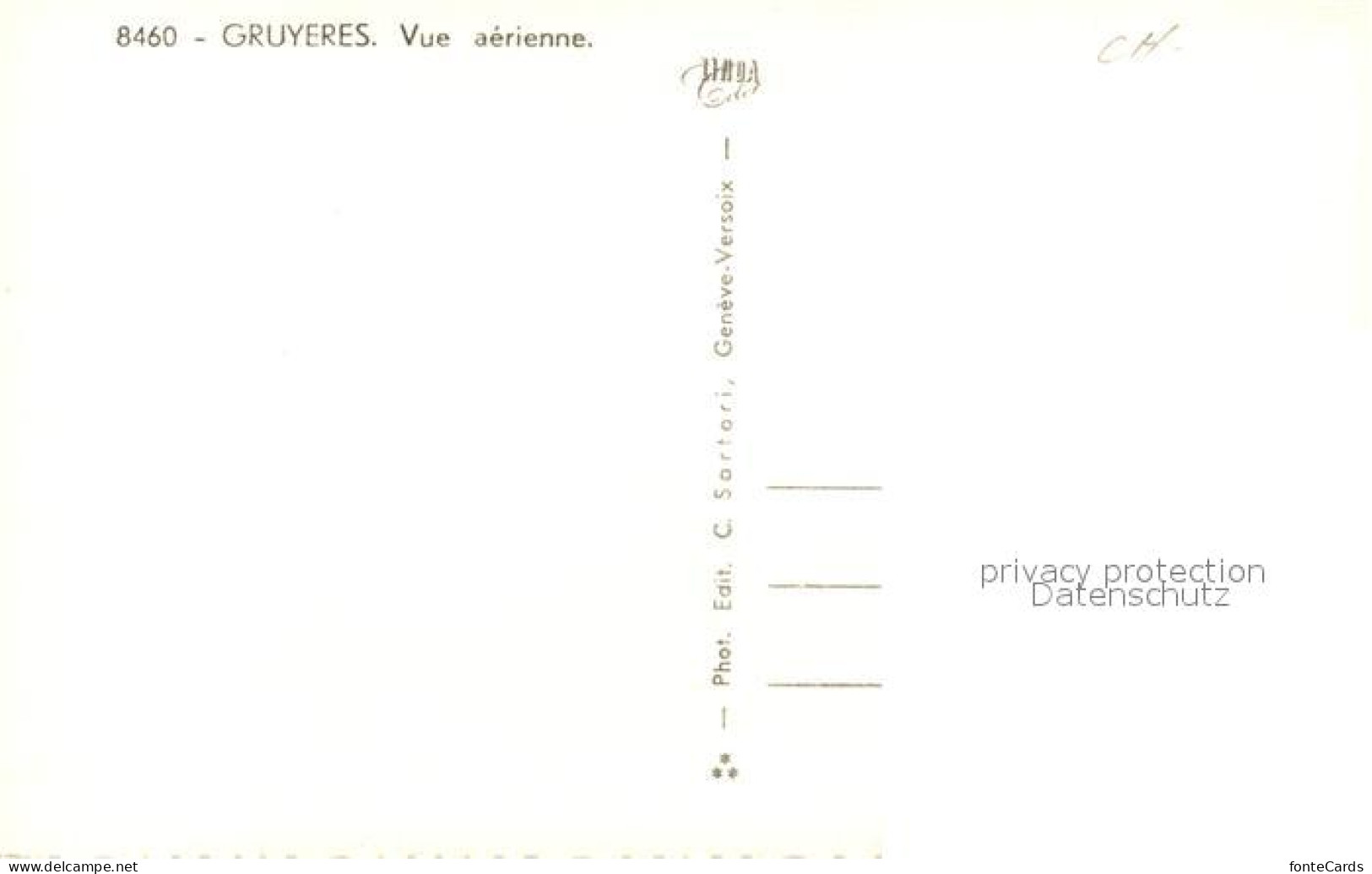 13195403 Gruyeres FR Panorama Gruyeres FR - Andere & Zonder Classificatie