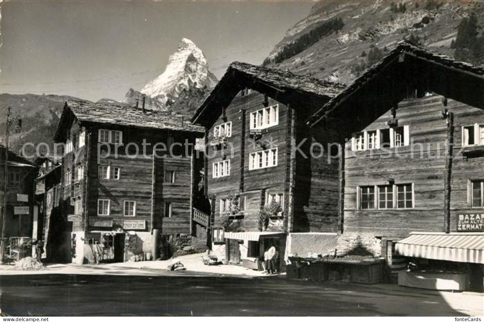 13195402 Zermatt VS Dorfplatz Matterhorn Zermatt VS - Autres & Non Classés