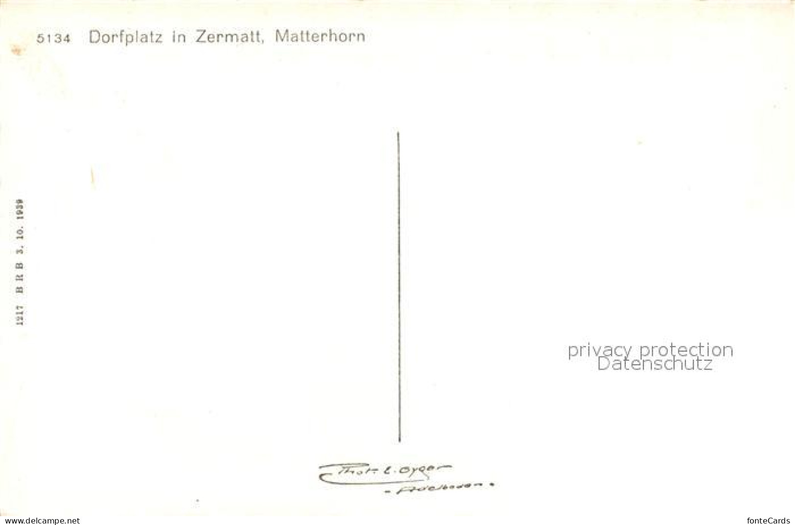 13195402 Zermatt VS Dorfplatz Matterhorn Zermatt VS - Autres & Non Classés