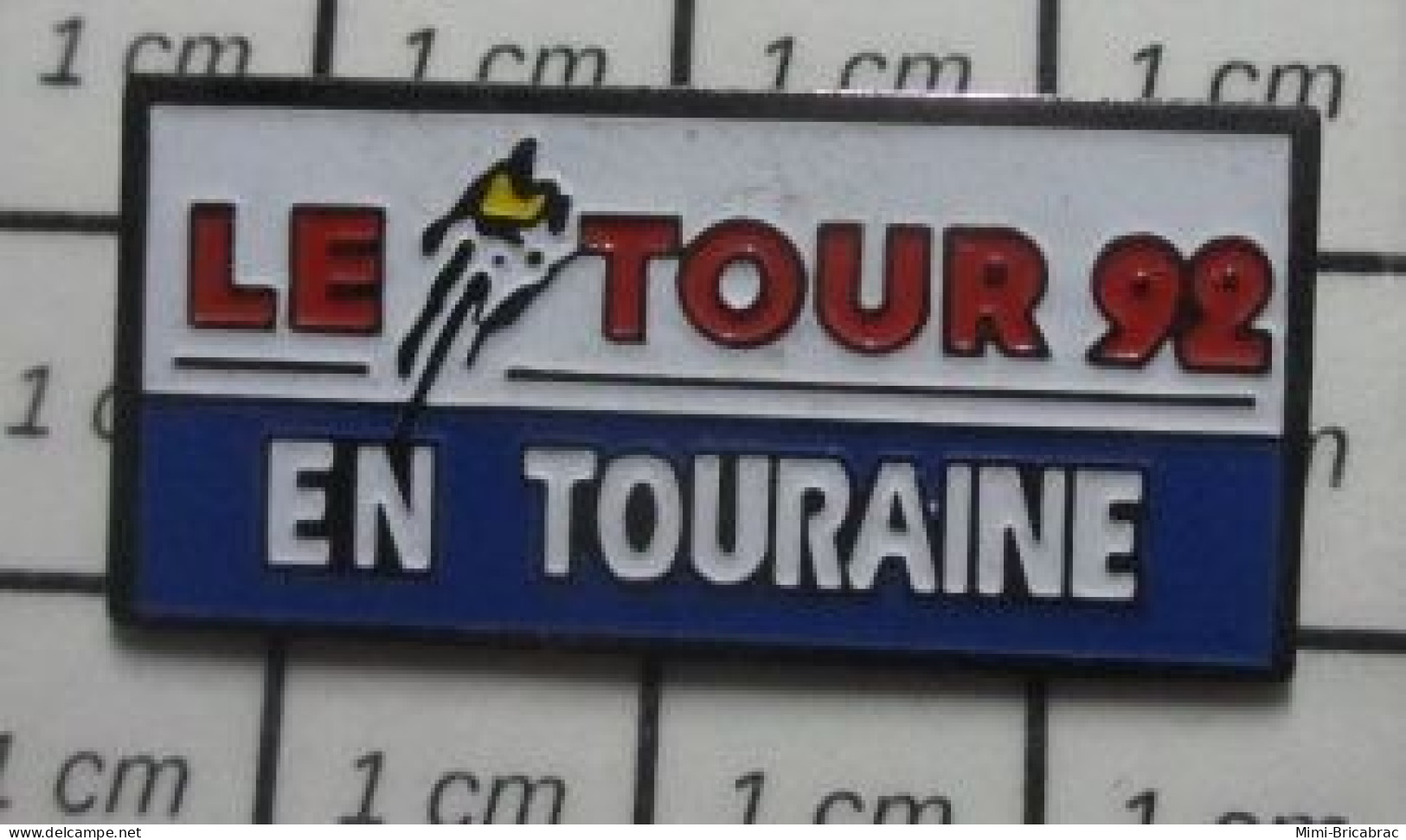 3417  Pin's Pins / Beau Et Rare / SPORTS / CYCLIMSE TOUR DE FRANCE 92 EN TOURAINE - Wielrennen