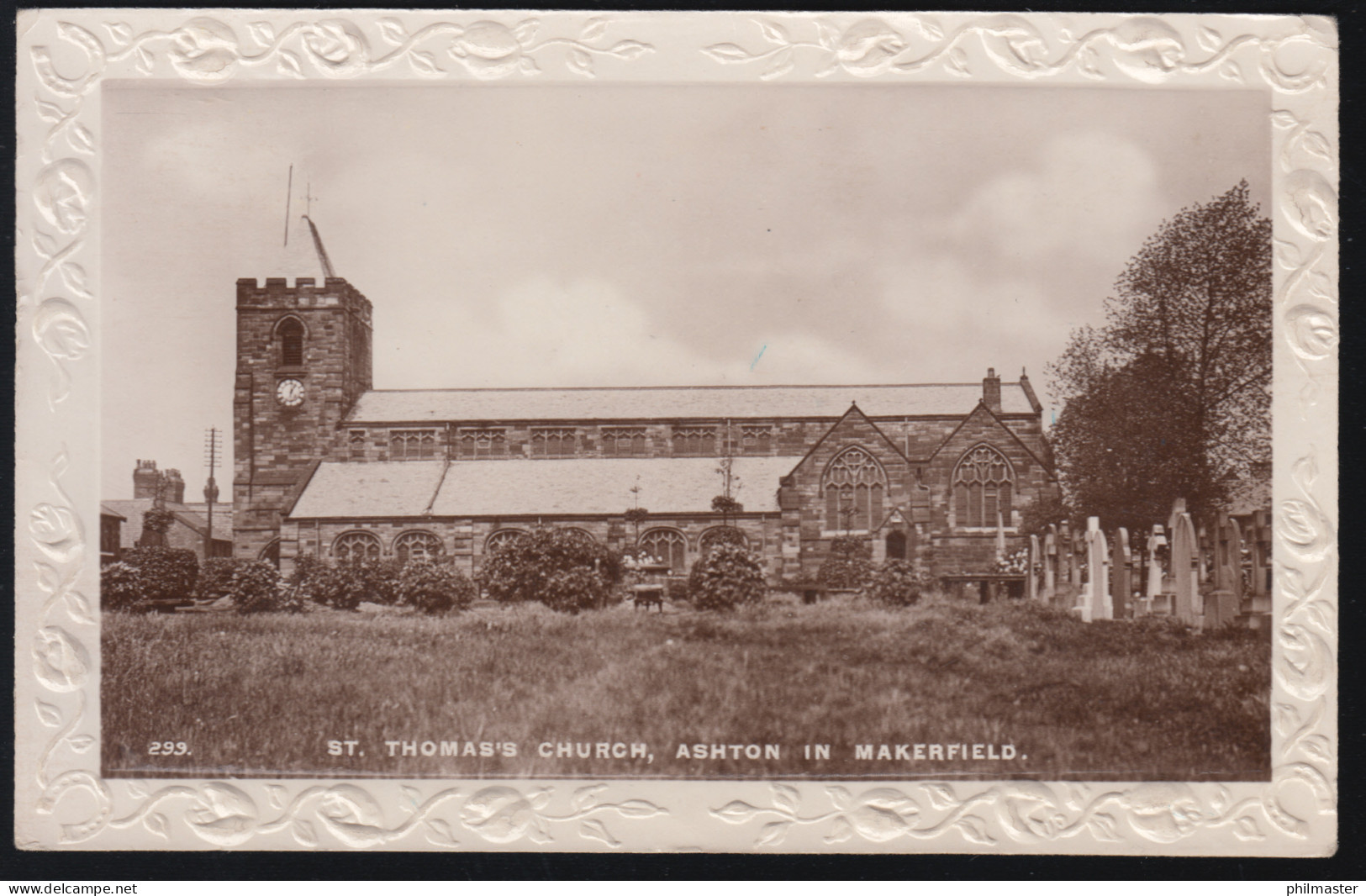 Großbritannien St.-Thomas-Kirche In Ashton-in-Makerfield 21.3.1940 Nach Chemnitz - Other & Unclassified