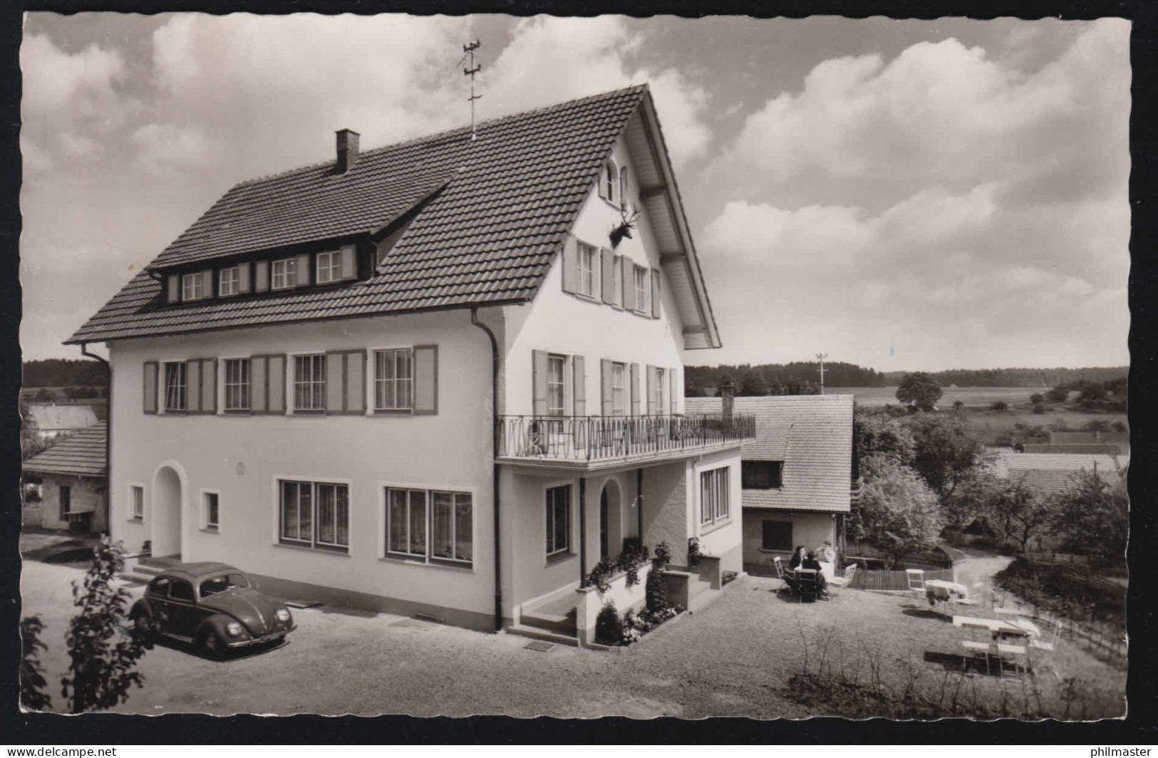 Landpost-Stempel 7291 Obermusbach Gemeinde Untermusbach FREUDENSTADT 5.9.1962 - Autres & Non Classés