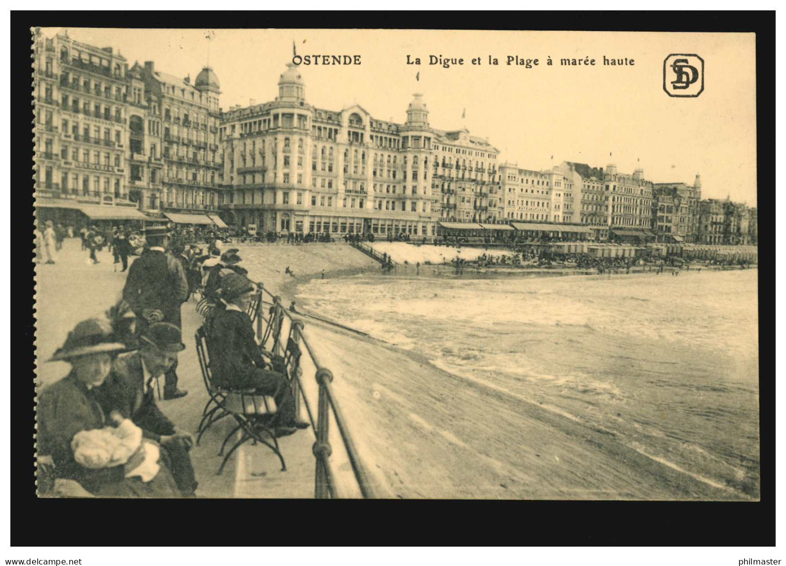 Belgien AK Ostende: Auf Der Promenade, Feldpost Garde-Reservekorps 25.9.1916 - Autres & Non Classés