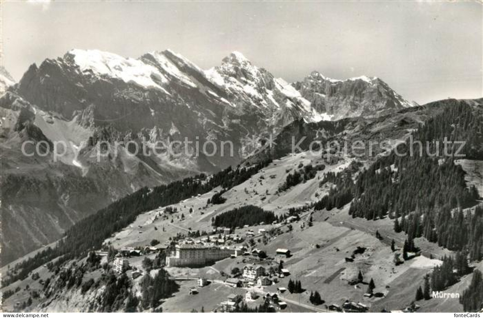 13195292 Muerren BE Fliegeraufnahme Muerren BE - Sonstige & Ohne Zuordnung