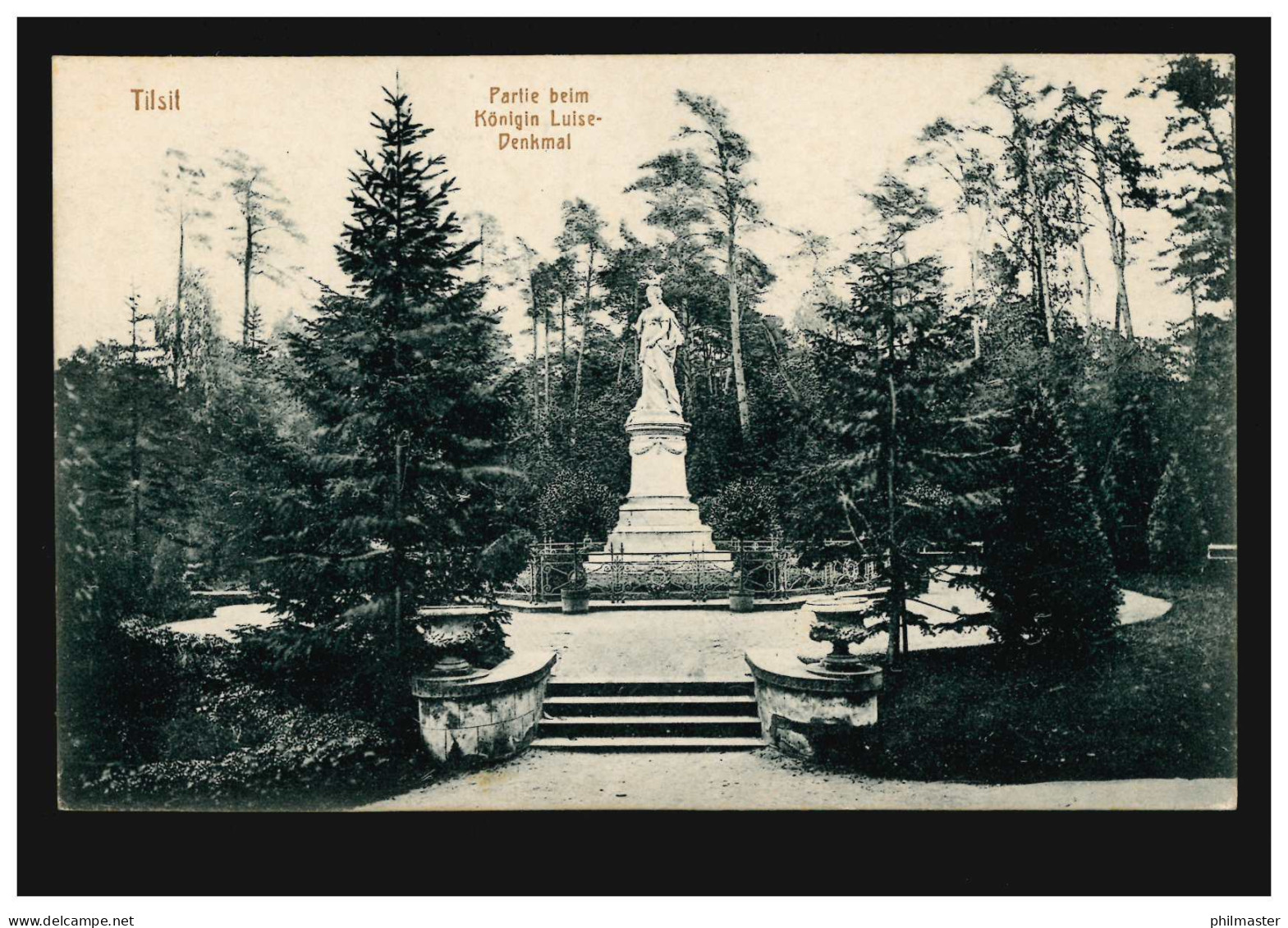 Russland AK Tilsit: Königin-Luise-Denkmal, TILSIT 28.9.1915  - Altri & Non Classificati