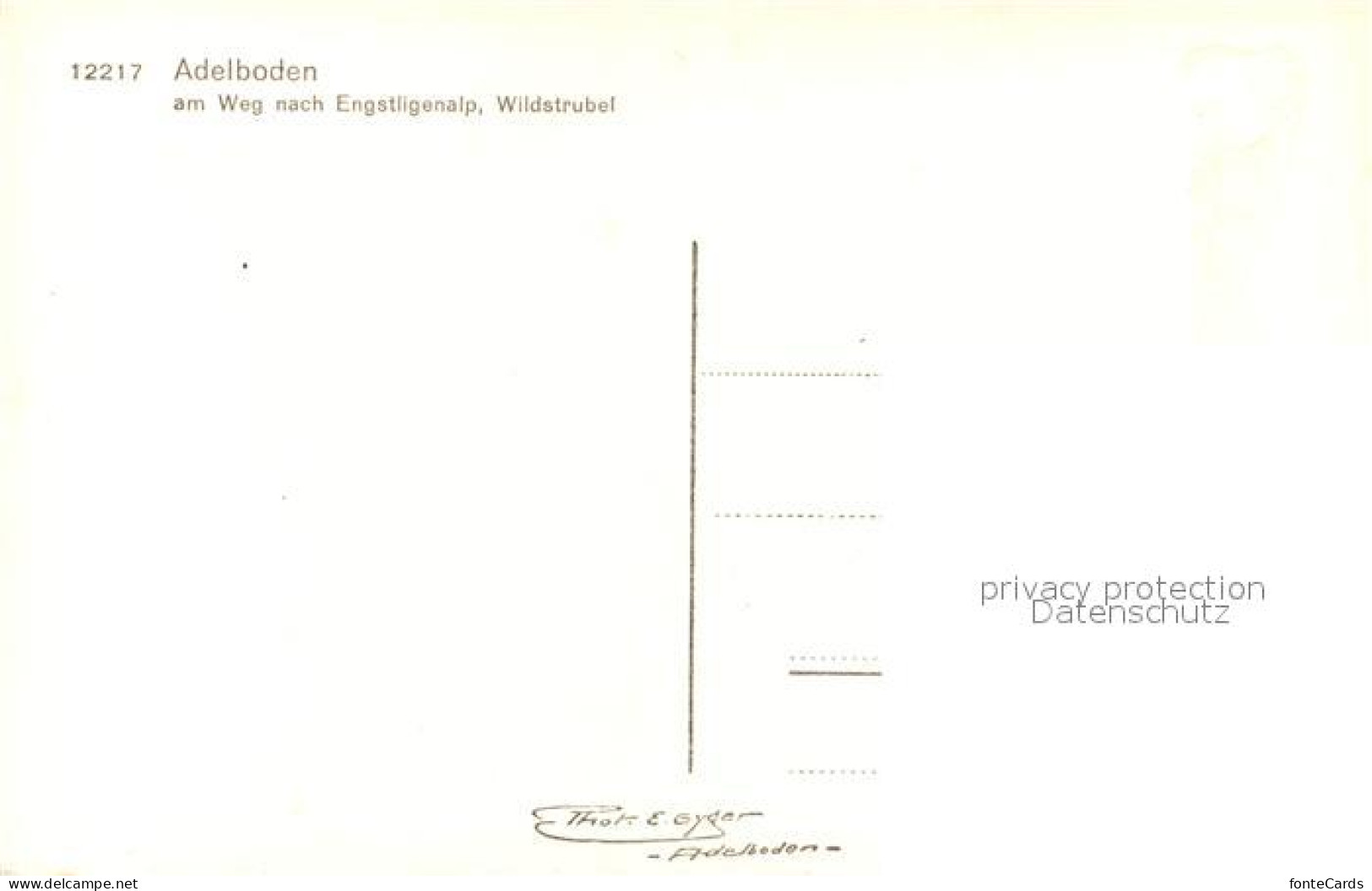 13195291 Adelboden Weg Nach Engstligenalp Wildstrubel Adelboden - Sonstige & Ohne Zuordnung