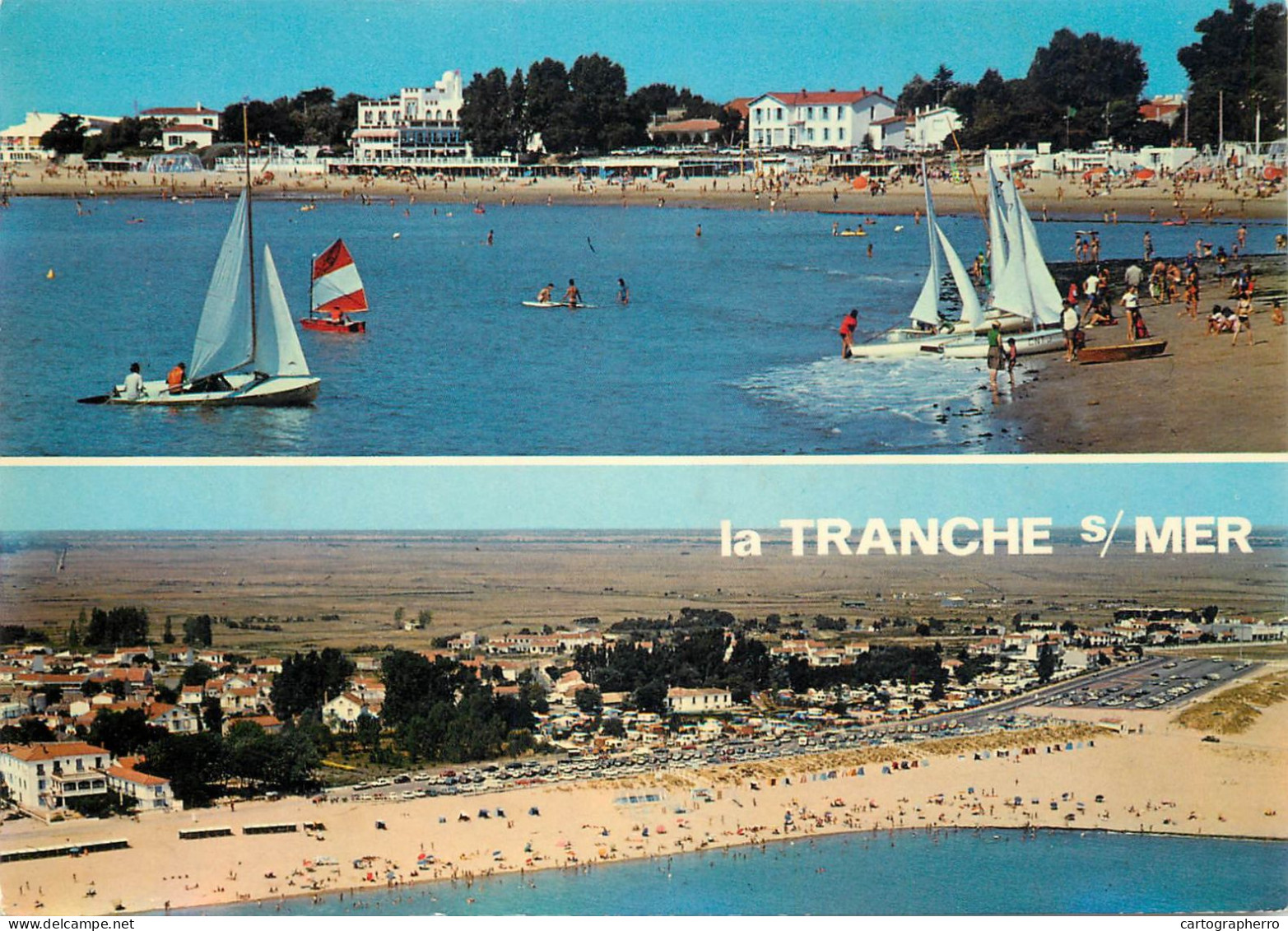 Navigation Sailing Vessels & Boats Themed Postcard La Tranche Sur Mer - Sailing Vessels