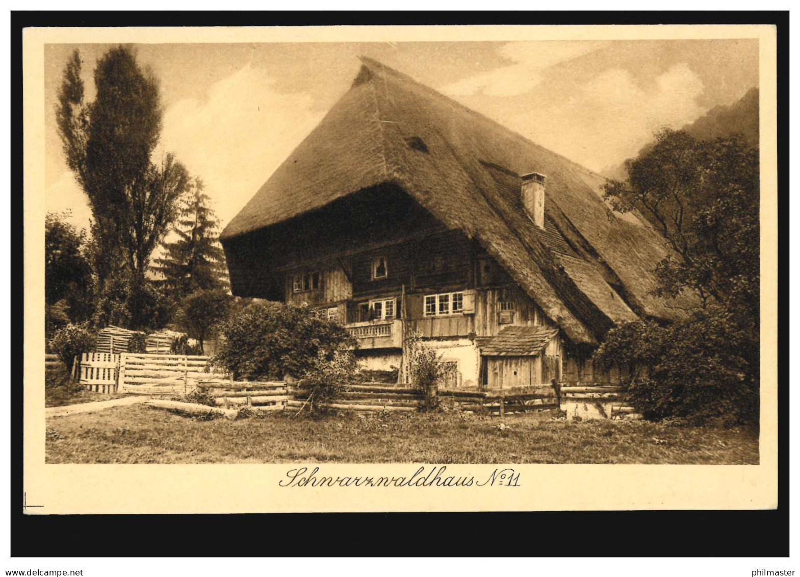 Foto-AK Schwarzwaldhaus Nr. 11 - Bauernhaus, Ungebraucht, Um 1930 - Other & Unclassified