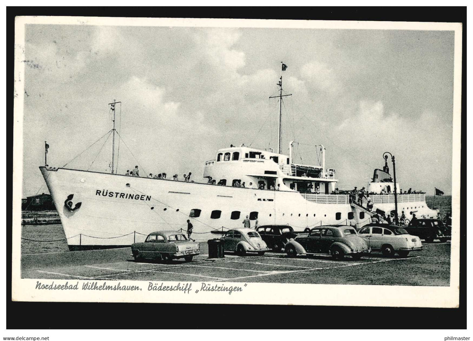 Foto-AK Nordseebad Wilhelmshaven: Bäderschiff RÜSTINGEN, 10.7.1969 - Sonstige & Ohne Zuordnung