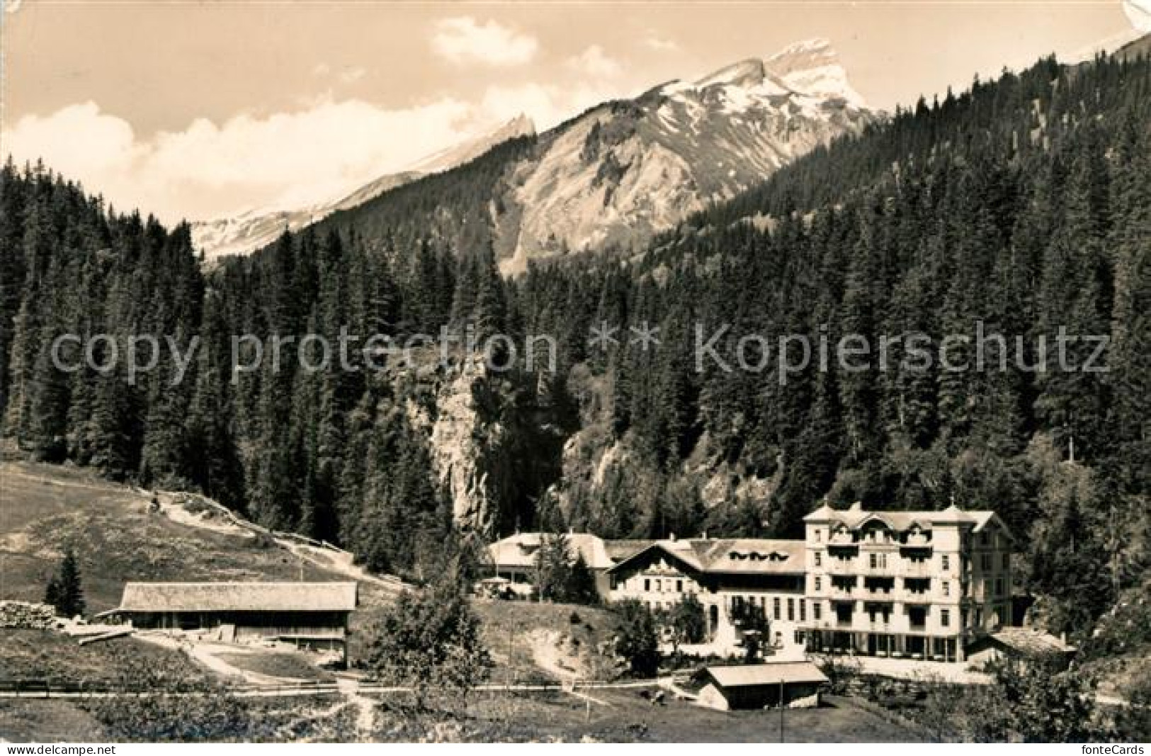 13195268 Rosenlaui BE Kurhaus Mit Schwarzhorn Rosenlaui BE - Sonstige & Ohne Zuordnung