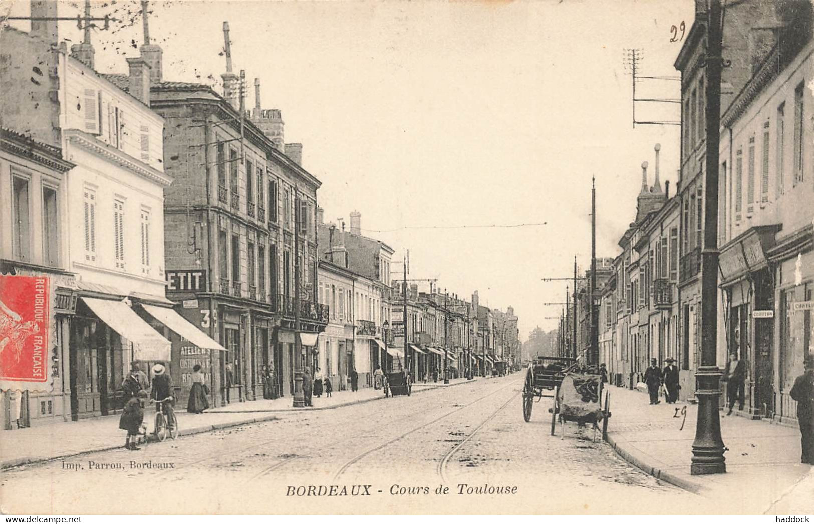 BORDEAUX : COURS DE TOULOUSE - Bordeaux