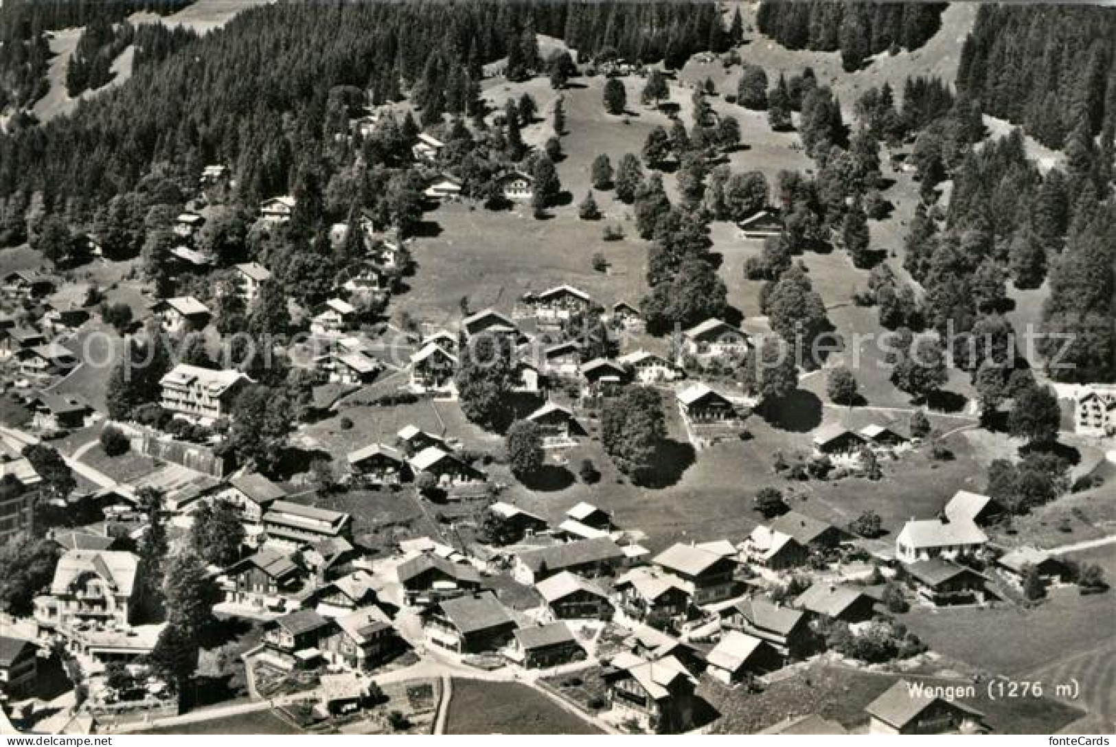 13194868 Wengen BE Fliegeraufnahme Wengen BE - Sonstige & Ohne Zuordnung