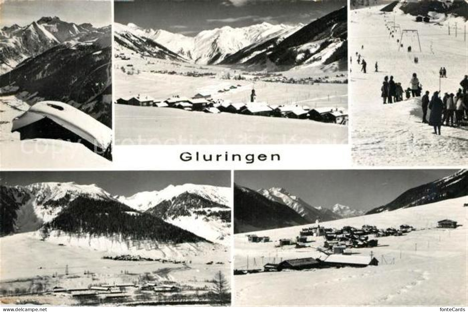 13194108 Gluringen Panorama Teilansichten Skilift Gluringen - Autres & Non Classés