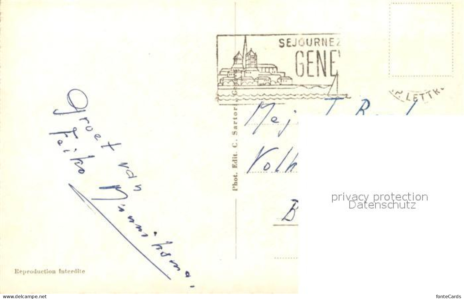 13193060 Geneve GE Monument Albert Thomas Bureau Internation Du Travall Geneve G - Other & Unclassified