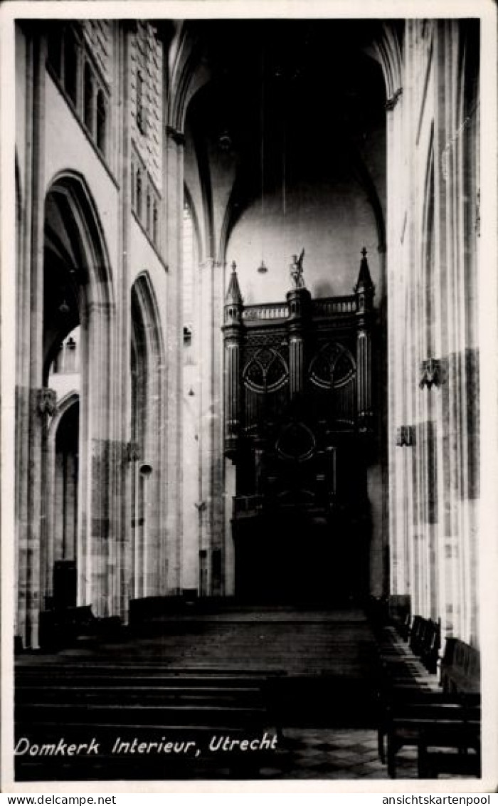 CPA Utrecht Niederlande, Domkerk Interior - Otros & Sin Clasificación