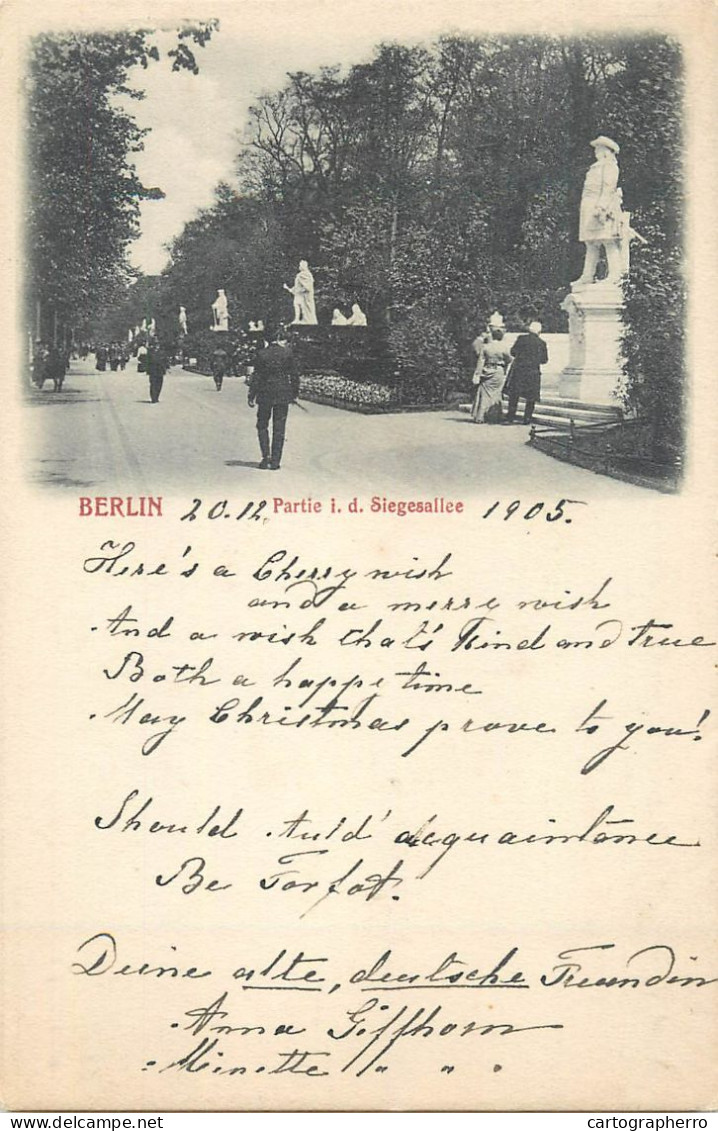 Germany Berlin Siegesallee 1905 Image - Sonstige & Ohne Zuordnung