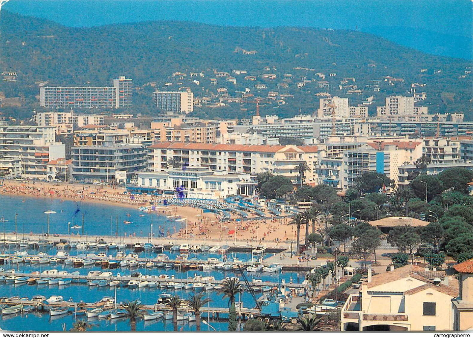 Navigation Sailing Vessels & Boats Themed Postcard Cote D'Azur Ste Maxime - Veleros